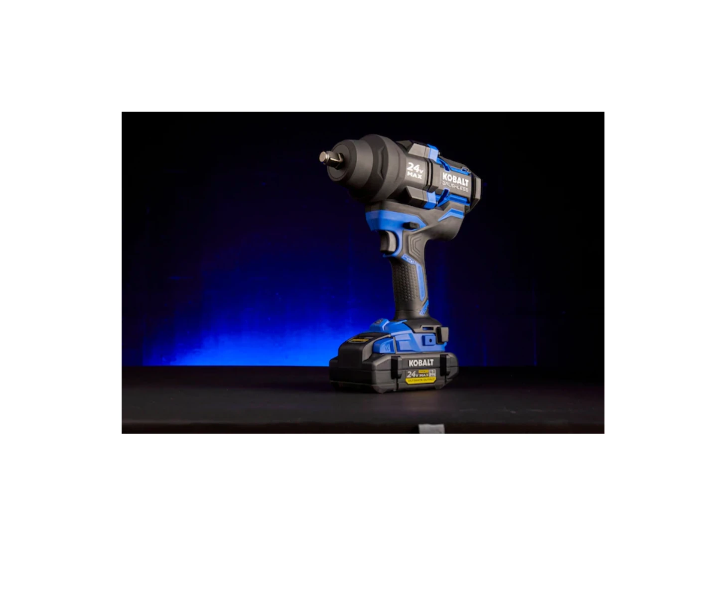 Kobalt KXIW 1424A-03 24-Volt XTR Variable Speed Brushless 1/2-in Drive Cordless Impact Wrench (1-Battery Included) 4 Kobalt KXIW 1424A-03 24-Volt XTR Variable Speed Brushless 1/2-in Drive Cordless Impact Wrench (1-Battery Included) - Image 2