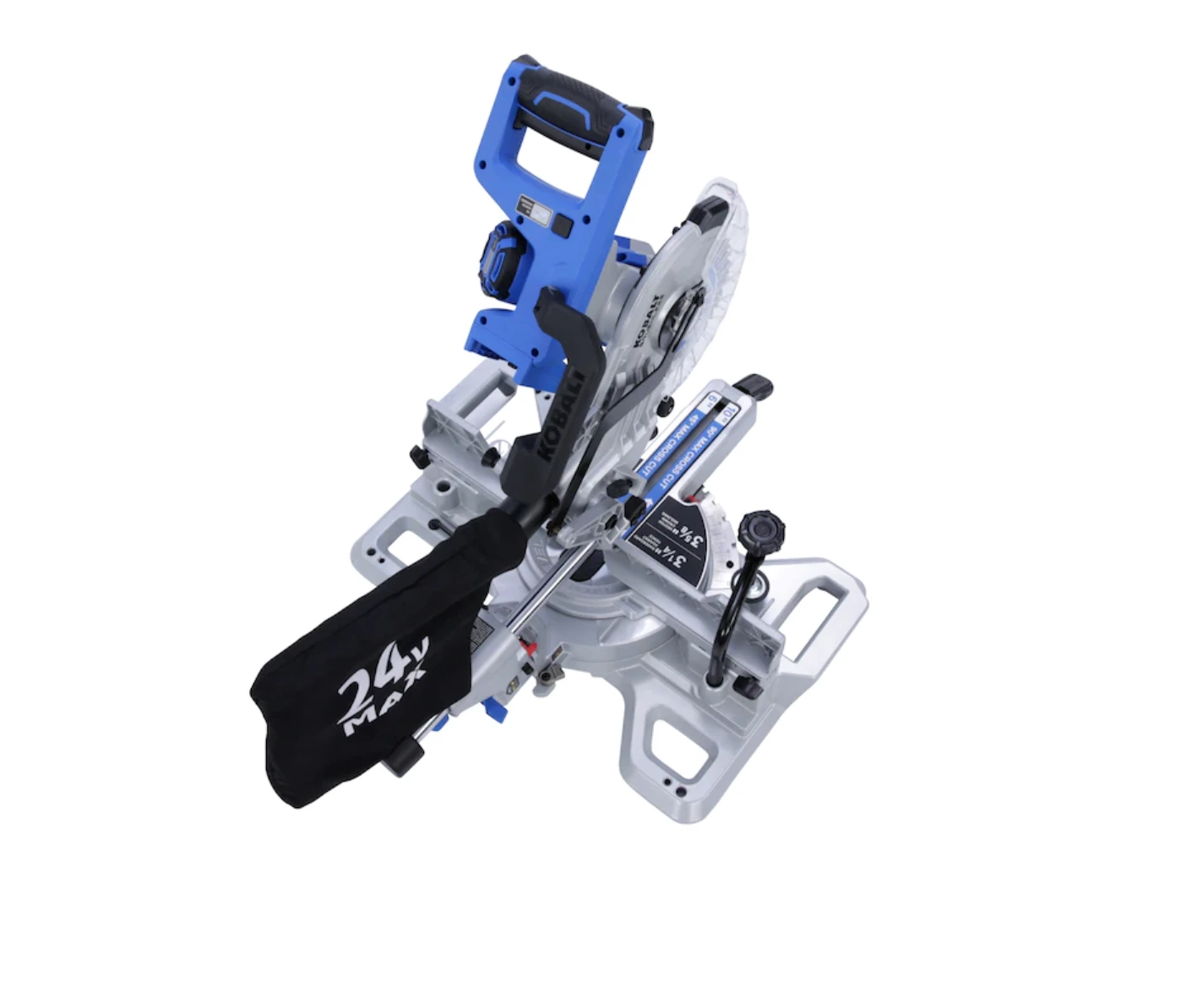 Kobalt KMS 0724B-03 7-1/4-in-Amp 24-volt Max Dual Bevel Sliding Compound Cordless Miter Saw 3 Kobalt KMS 0724B-03 7-1/4-in-Amp 24-volt Max Dual Bevel Sliding Compound Cordless Miter Saw - Image 2