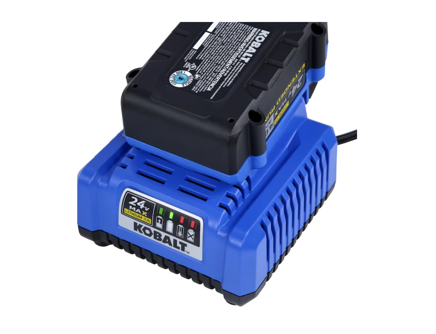 Kobalt KOC 4124A-03 2-Piece 24-Volt Max Cordless Power Equipment Combo Kit 4 Kobalt KOC 4124A-03 2-Piece 24-Volt Max Cordless Power Equipment Combo Kit - Image 2