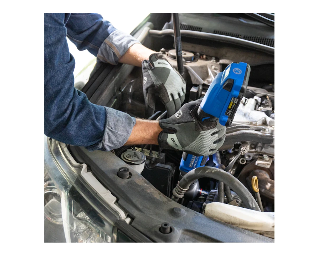 Kobalt KRAIW 124B-03 24-volt Max Variable Speed Brushless 3/8-in Drive Cordless Impact Wrench (Tool Only) 12 Kobalt KRAIW 124B-03 24-volt Max Variable Speed Brushless 3/8-in Drive Cordless Impact Wrench (Tool Only) - Image 11