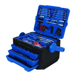Kobalt Standard (SAE) And Metric Polished Chrome Mechanic's Tool Set With Tool Case - 127-Piece -Kobalt Shop 14195530b L