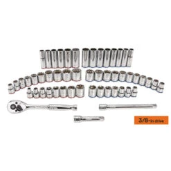 Kobalt Standard (SAE) And Metric Polished Chrome Mechanic's Tool Set With Tool Case - 127-Piece -Kobalt Shop 14195530d L