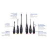 Kobalt 6 Diamond Tip Screwdriver Set, Blue