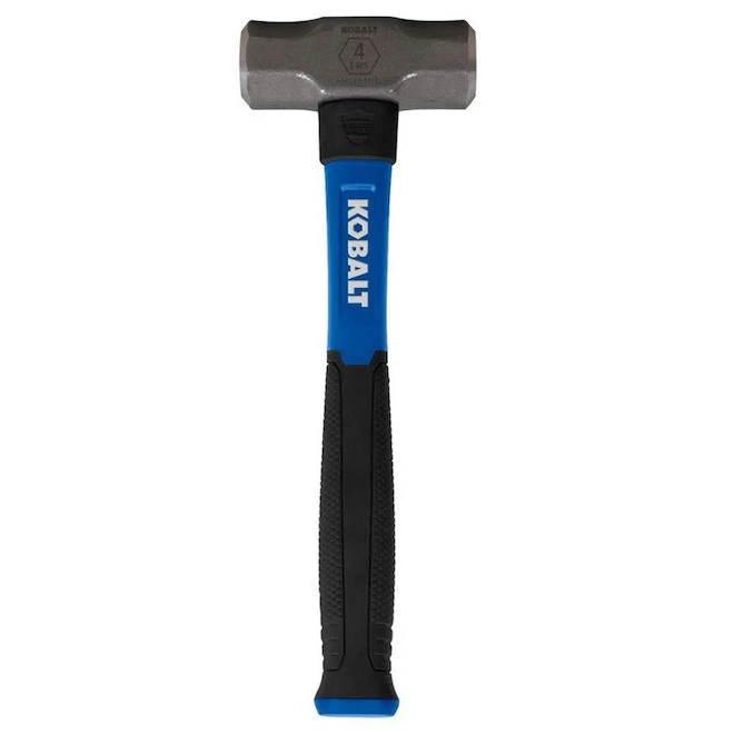 Kobalt Double-face Black And Blue Steel Sledge Hammer - 4-lb - 14-in 3 Kobalt Double-face Black And Blue Steel Sledge Hammer - 4-lb - 14-in