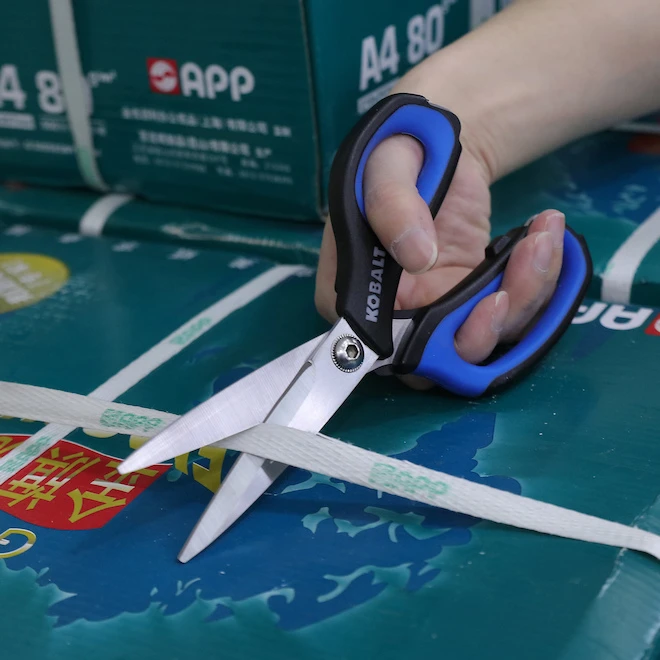 Kobalt 4.7-in Stainless Steel Molded Handle Scissors Kit Of 2 5 Kobalt 4.7-in Stainless Steel Molded Handle Scissors Kit Of 2 - Image 3