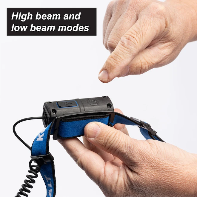 Kobalt 400 Lumens LED Rechargeable Headlamp 6 Kobalt 400 Lumens LED Rechargeable Headlamp - Image 4
