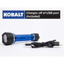 Kobalt Rechargeable - 600 Lumens LED Flashlight -Kobalt Shop 19225284da L
