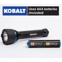 Kobalt Virtually Indestructible Waterproof - 1500 Lumens LED Flashlight (Batteries Included) -Kobalt Shop 19225285ca L