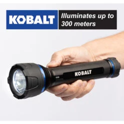 Kobalt Virtually Indestructible Waterproof - 1500 Lumens LED Flashlight (Batteries Included) -Kobalt Shop 19225285da L