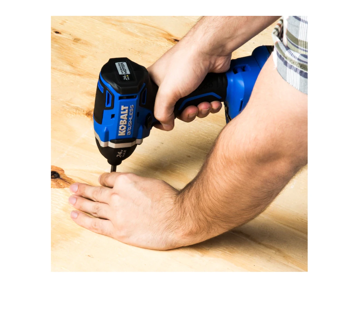 Kobalt KIW 3824B-03 Brushless-Amp 24-volt Max Variable Speed Brushless 3/8-in Drive Cordless Impact Wrench (Tool Only) 5 Kobalt KIW 3824B-03 Brushless-Amp 24-volt Max Variable Speed Brushless 3/8-in Drive Cordless Impact Wrench (Tool Only) - Image 3