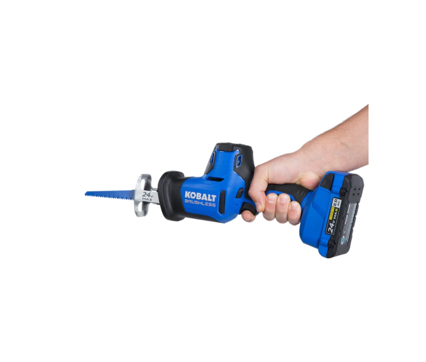 Kobalt KRS 124B-03 24-volt Max Variable Speed Brushless Cordless Reciprocating Saw (Tool Only) 5 Kobalt KRS 124B-03 24-volt Max Variable Speed Brushless Cordless Reciprocating Saw (Tool Only) - Image 3