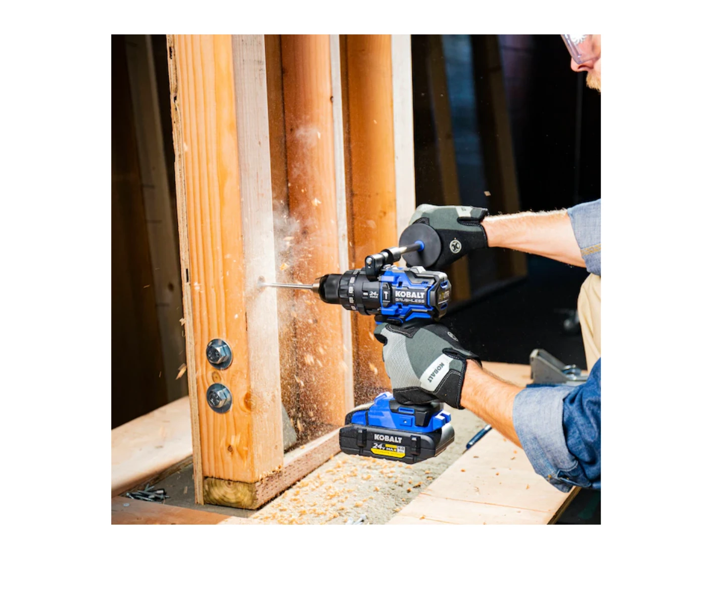 Kobalt KXHD 1424A-03 XTR 1/2-in 24-volt Max Variable Speed Brushless Cordless Hammer Drill (1-Battery Included) 6 Kobalt KXHD 1424A-03 XTR 1/2-in 24-volt Max Variable Speed Brushless Cordless Hammer Drill (1-Battery Included) - Image 4
