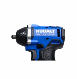 Kobalt KIW 3824B-03 Brushless-Amp 24-volt Max Variable Speed Brushless 3/8-in Drive Cordless Impact Wrench (Tool Only) 14 Kobalt KIW 3824B-03 Brushless-Amp 24-volt Max Variable Speed Brushless 3/8-in Drive Cordless Impact Wrench (Tool Only) -Kobalt Shop 3 145