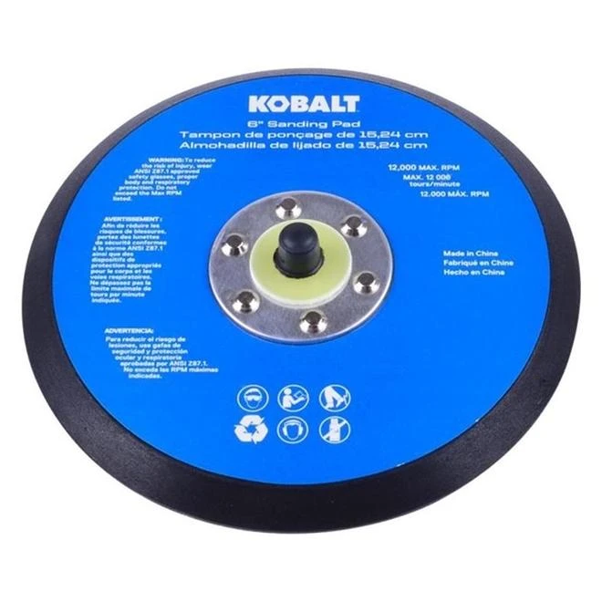 Kobalt 6-in Random Orbital Sanding Pad 2 Kobalt 6-in Random Orbital Sanding Pad
