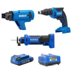 Kobalt XTR 3-Tool Combo Kit - Batteries, Charger And Hard Case Included - Brushless Motor 8 Kobalt XTR 3-Tool Combo Kit - Batteries, Charger And Hard Case Included - Brushless Motor -Kobalt Shop 32165010d L