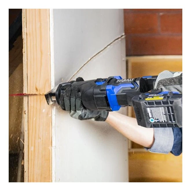 Kobalt 224-V Max XTR Variable Speed Reciprocating Saw - Cordless - Black And Blue - Bare Tool Without Battery 4 Kobalt 224-V Max XTR Variable Speed Reciprocating Saw - Cordless - Black And Blue - Bare Tool Without Battery - Image 2