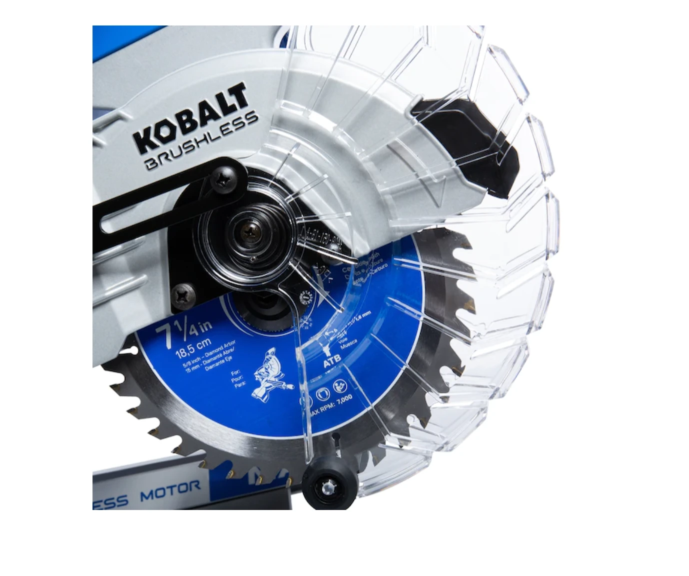Kobalt KMS 0724B-03 7-1/4-in-Amp 24-volt Max Dual Bevel Sliding Compound Cordless Miter Saw 6 Kobalt KMS 0724B-03 7-1/4-in-Amp 24-volt Max Dual Bevel Sliding Compound Cordless Miter Saw - Image 5