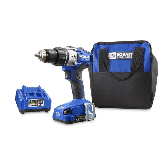 Kobalt 24-V Max Drill-Driver - 1/2-in Chuck - Brushless Motor - Charger, Battery And Bag Included 4 Kobalt 24-V Max Drill-Driver - 1/2-in Chuck - Brushless Motor - Charger, Battery And Bag Included - Image 2