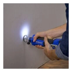 Kobalt 24-V Max Cordless Rotary Cut-Out Tool - Brushless Motor - Black And Blue - Bare Tool Without Battery 9 Kobalt 24-V Max Cordless Rotary Cut-Out Tool - Brushless Motor - Black And Blue - Bare Tool Without Battery -Kobalt Shop 45595012e L
