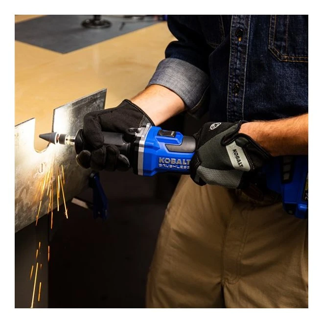 Kobalt 24-V Max Cordless Die Grinder With Brushless Motor - Black And Blue - Bare Tool Without Battery 4 Kobalt 24-V Max Cordless Die Grinder With Brushless Motor - Black And Blue - Bare Tool Without Battery - Image 2
