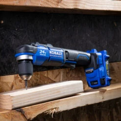 Kobalt Brushless Cordless Right Angle Cordless Drill - 24 V Max - 3/8-in - Bare Tool Without Battery -Kobalt Shop 45595016d L