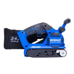 Kobalt 24-V Cordless Belt Sander - Brushless Motor - Black And Blue - Bare Tool Without Battery 10 Kobalt 24-V Cordless Belt Sander - Brushless Motor - Black And Blue - Bare Tool Without Battery -Kobalt Shop 45595019 L