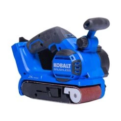 Kobalt 24-V Cordless Belt Sander - Brushless Motor - Black And Blue - Bare Tool Without Battery 9 Kobalt 24-V Cordless Belt Sander - Brushless Motor - Black And Blue - Bare Tool Without Battery -Kobalt Shop 45595019c L