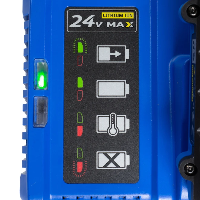 Kobalt 24 V Max Lithium-Ion Battery Charger - Blue - LED Charge Indicator 6 Kobalt 24 V Max Lithium-Ion Battery Charger - Blue - LED Charge Indicator - Image 4