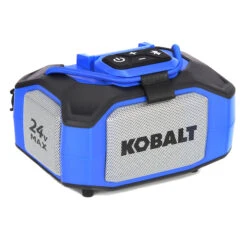 Kobalt 24 V Max Bluetooth Speaker - USB And Auxiliary Ports - Grey And Blue - Bare Tool Without Battery 9 Kobalt 24 V Max Bluetooth Speaker - USB And Auxiliary Ports - Grey And Blue - Bare Tool Without Battery -Kobalt Shop 45595032b L