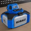 Kobalt 24 V Max Bluetooth Speaker - USB And Auxiliary Ports - Grey And Blue - Bare Tool Without Battery 1 Kobalt 24 V Max Bluetooth Speaker - USB And Auxiliary Ports - Grey And Blue - Bare Tool Without Battery -Kobalt Shop 45595032c L
