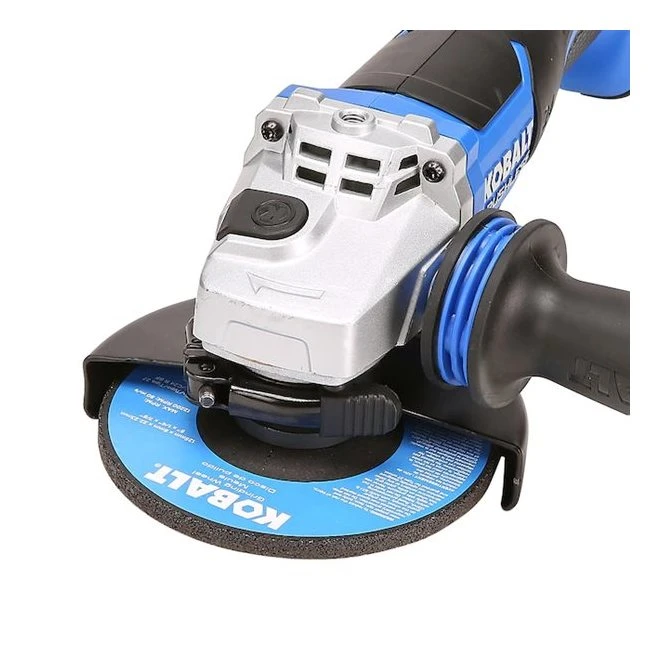 Kobalt 24 V Max Cordless Angle Grinder - Black And Blue - 5/8-in Diameter Arbor - Bare Tool Without Battery 4 Kobalt 24 V Max Cordless Angle Grinder - Black And Blue - 5/8-in Diameter Arbor - Bare Tool Without Battery - Image 2
