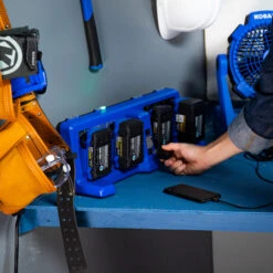 Kobalt 24 V Max Quad Charger For Power Tool Batteries - Blue -Kobalt Shop 45595040d L