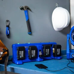 Kobalt 24 V Max Quad Charger For Power Tool Batteries - Blue -Kobalt Shop 45595040e L