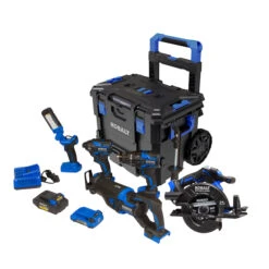 Kobalt 24 V XTR 5-Tool Combo Kit With Hard Storage Case With Battery And Charger 11 Kobalt 24 V XTR 5-Tool Combo Kit With Hard Storage Case With Battery And Charger -Kobalt Shop 45595045b L