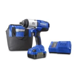 Kobalt 24-V Max 1/2-in Impact Wrench Kit With 4-Ah Battery, Charger And Carrying Bag 11 Kobalt 24-V Max 1/2-in Impact Wrench Kit With 4-Ah Battery, Charger And Carrying Bag -Kobalt Shop 45595051 L