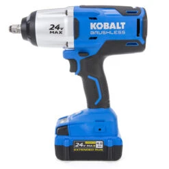 Kobalt 24-V Max 1/2-in Impact Wrench Kit With 4-Ah Battery, Charger And Carrying Bag 9 Kobalt 24-V Max 1/2-in Impact Wrench Kit With 4-Ah Battery, Charger And Carrying Bag -Kobalt Shop 45595051b L