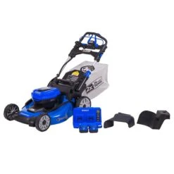 Kobalt 2x24-Volt (48-Volt Total) Brushless 20-in Self-Propelled Cordless Electric Lawn Mower 5 Ah 9 Kobalt 2x24-Volt (48-Volt Total) Brushless 20-in Self-Propelled Cordless Electric Lawn Mower 5 Ah -Kobalt Shop 45595061 L