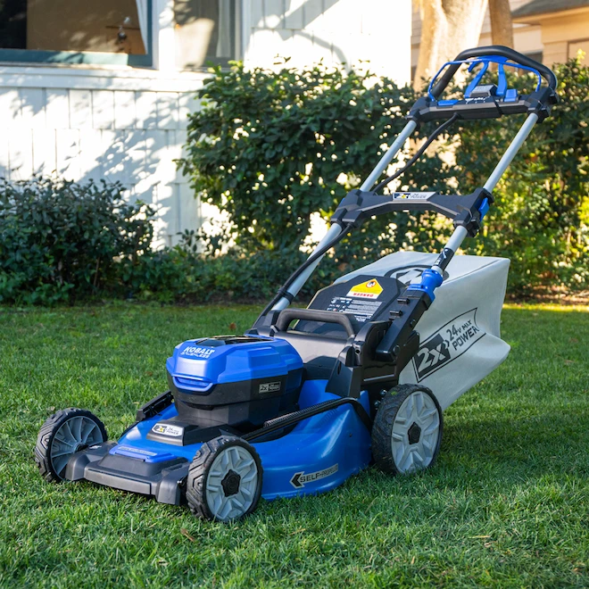 Kobalt 2x24-Volt (48-Volt Total) Brushless 20-in Self-Propelled Cordless Electric Lawn Mower 5 Ah 7 Kobalt 2x24-Volt (48-Volt Total) Brushless 20-in Self-Propelled Cordless Electric Lawn Mower 5 Ah - Image 5