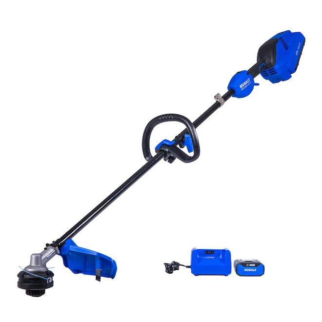 Kobalt 40 V Max Cordless String Trimmer - Black And Blue With Battery And Charger 7 Kobalt 40 V Max Cordless String Trimmer - Black And Blue With Battery And Charger - Image 5