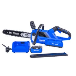 Kobalt 40 V Max Electric Cordless Chainsaw With Battery And Charger -Kobalt Shop 45595070 L