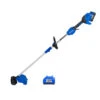 Kobalt 24V Cordless Brushless Electric Motor String Trimmer Set - 4.0 Ah Li-ion Battery Included