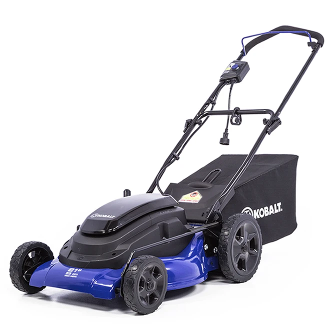 Kobalt 3-in-1 Electric Lawn Mower 13 A Steel - Blue/Black 21-in 3 Kobalt 3-in-1 Electric Lawn Mower 13 A Steel - Blue/Black 21-in