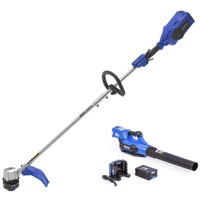 Kobalt String Trimmer And Blower Combo With 80 V Battery - 14-16-in - 630 CFM - Brushless Motor 5 Kobalt String Trimmer And Blower Combo With 80 V Battery - 14-16-in - 630 CFM - Brushless Motor - Image 3