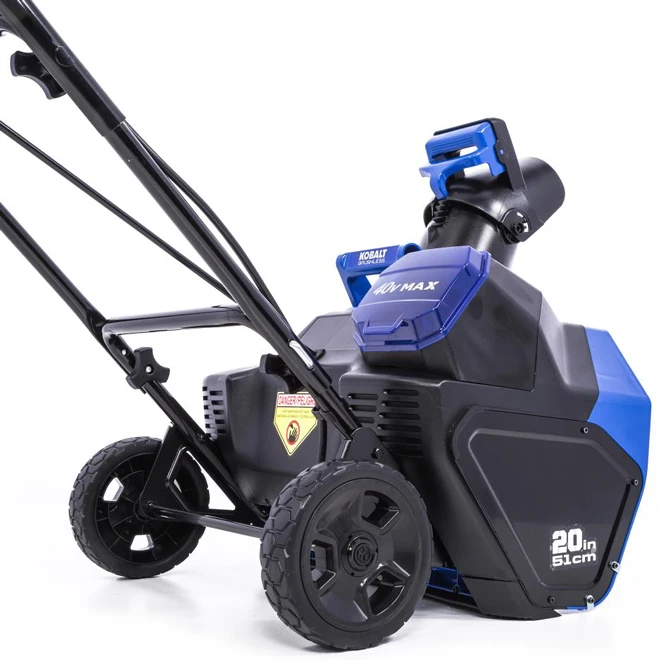 Kobalt 40V 20-in Single Stage Cordless Snowblower 3 Kobalt 40V 20-in Single Stage Cordless Snowblower
