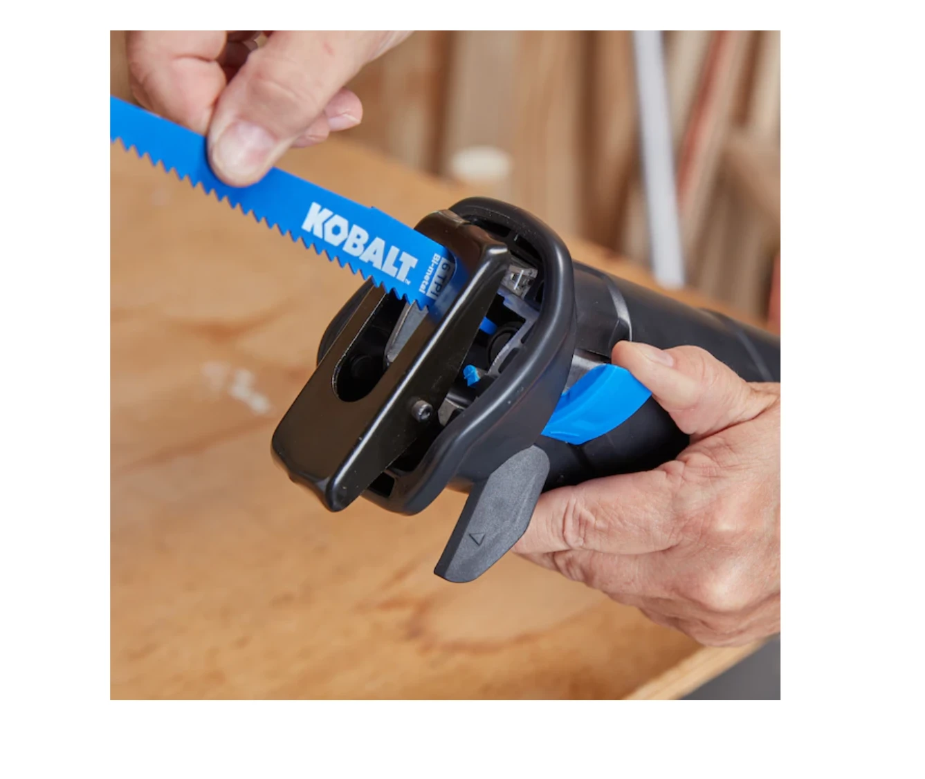 Kobalt KRS 1824B-03 24-volt Max Variable Speed Brushless Cordless Reciprocating Saw (Tool Only) 8 Kobalt KRS 1824B-03 24-volt Max Variable Speed Brushless Cordless Reciprocating Saw (Tool Only) - Image 6