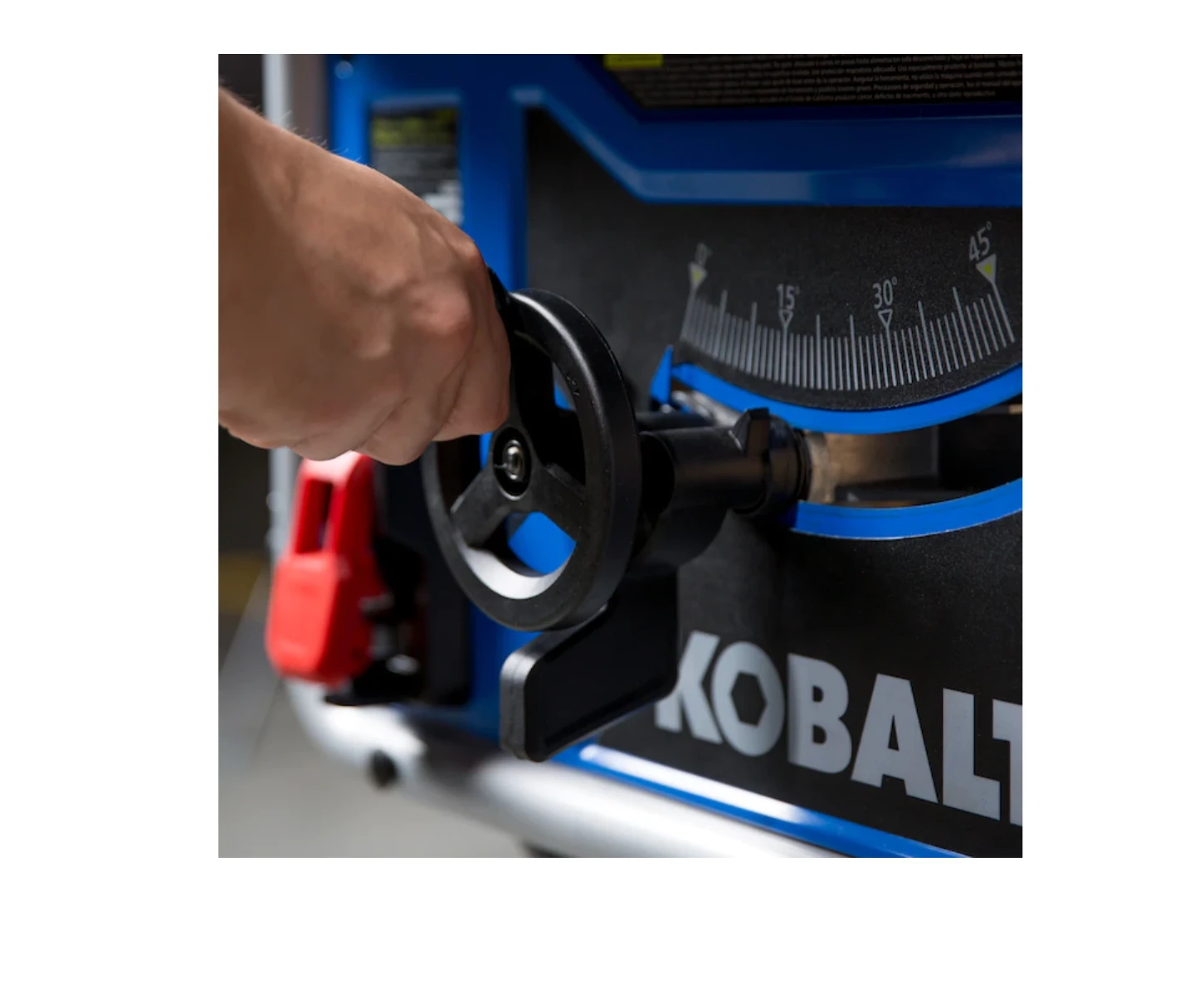 Kobalt KT10152 10-in Carbide-tipped Blade 15-Amp Portable Corded Table Saw 9 Kobalt KT10152 10-in Carbide-tipped Blade 15-Amp Portable Corded Table Saw - Image 7
