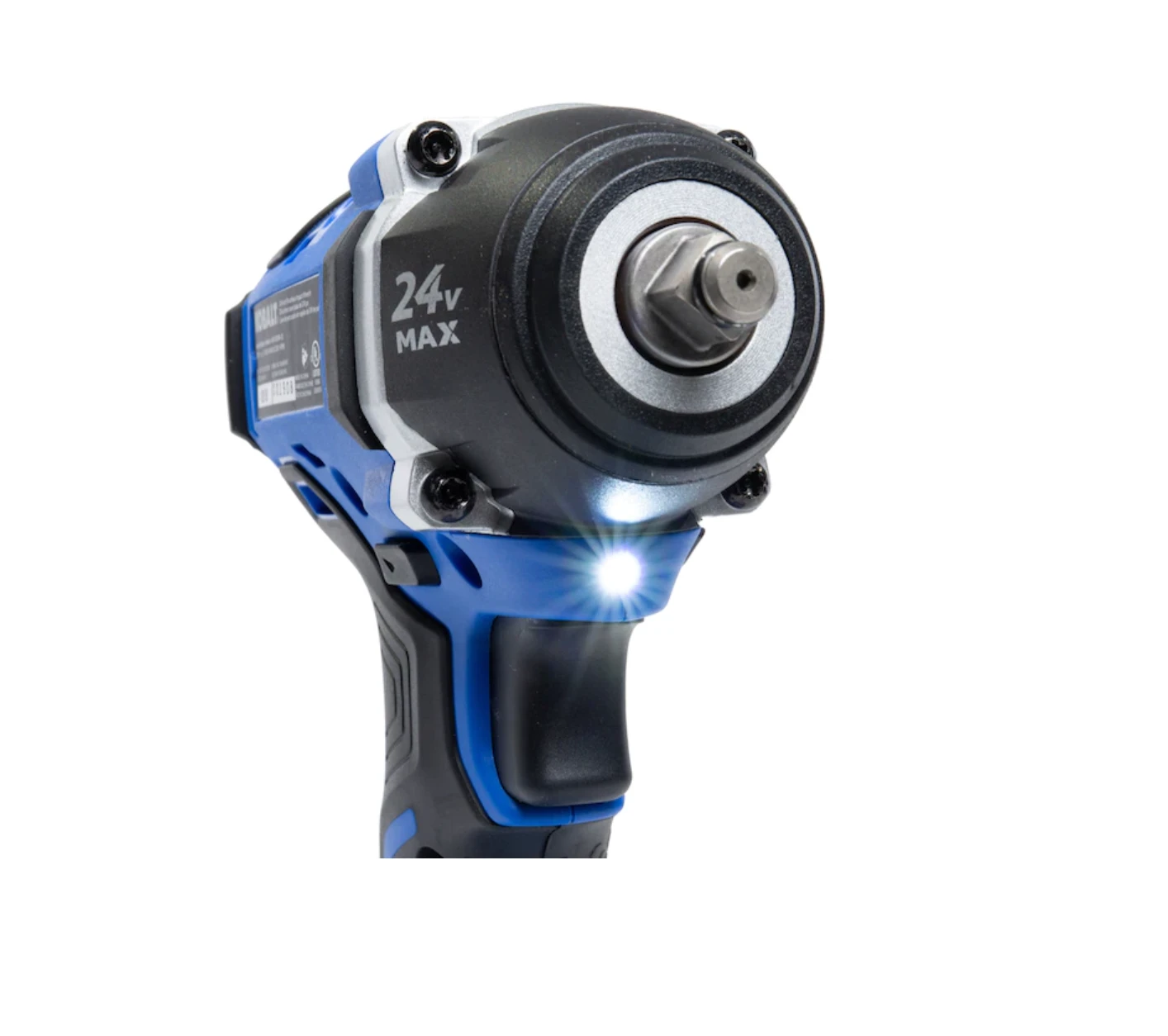 Kobalt KIW 3824B-03 Brushless-Amp 24-volt Max Variable Speed Brushless 3/8-in Drive Cordless Impact Wrench (Tool Only) 9 Kobalt KIW 3824B-03 Brushless-Amp 24-volt Max Variable Speed Brushless 3/8-in Drive Cordless Impact Wrench (Tool Only) - Image 7