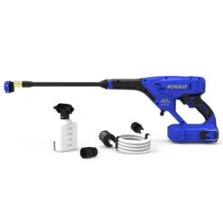 Kobalt 40-Volt Electric Handheld Pressure Washer Kit - 2-Ah - 600-PSI - Blue -Kobalt Shop 65415002b L
