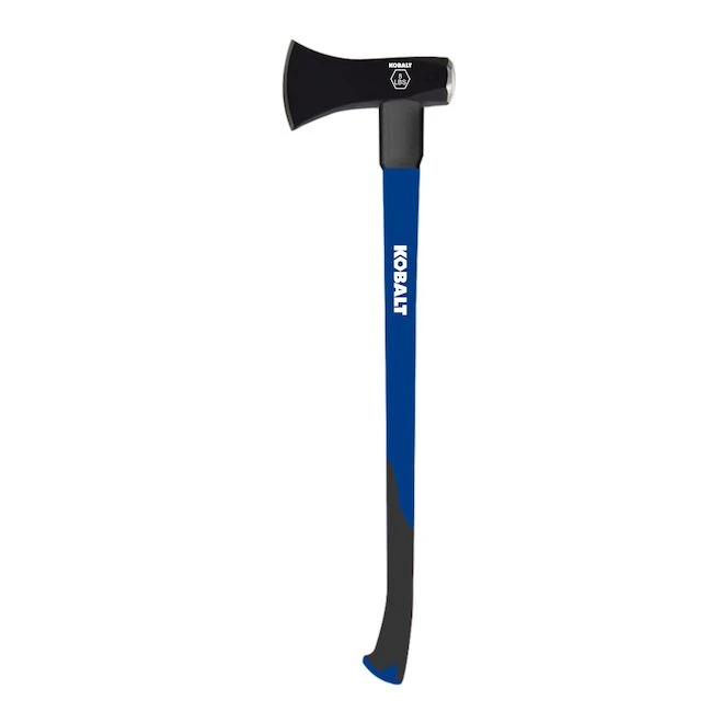 Kobalt Tempered High Carbon Steel Splitting Axe - 8-lbs - Black And Blue 3 Kobalt Tempered High Carbon Steel Splitting Axe - 8-lbs - Black And Blue