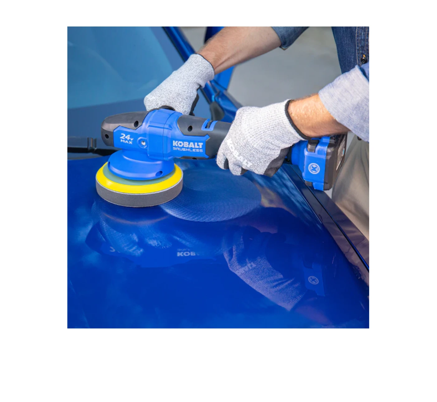 Kobalt KPO 124B-03 6-in Variable Speed Cordless Polisher 10 Kobalt KPO 124B-03 6-in Variable Speed Cordless Polisher - Image 8